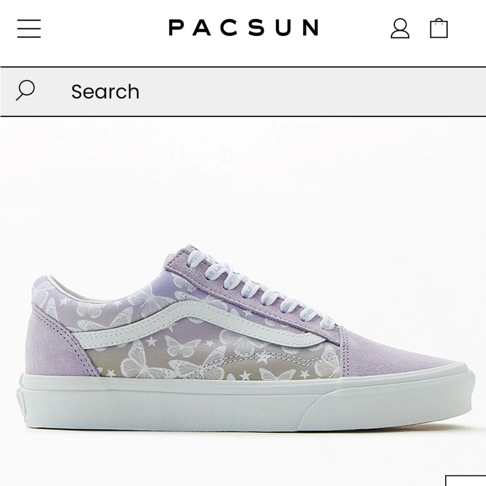 VANS Women’s Purple Butterfly Old School Sneaker